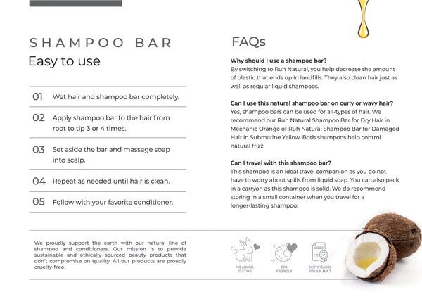 Shampoo bar for oily hair - Silver