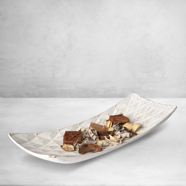 421 - Decorative Wooden Rectangular Tray