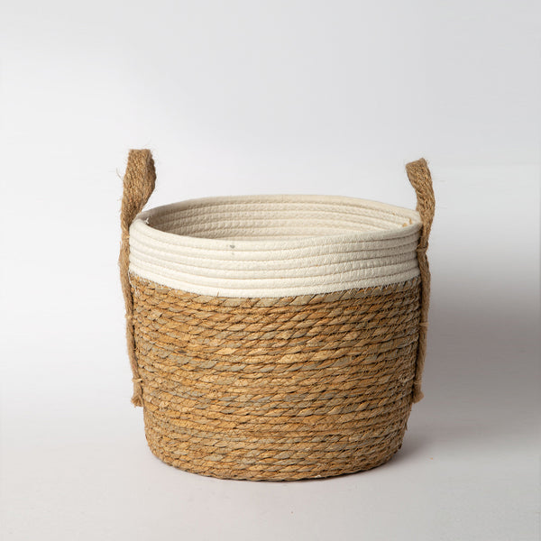 819 - Seagrass Basket With Handles