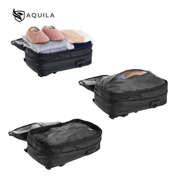 60L Vacuum Compression Travel Backpack with Electric Air Pum