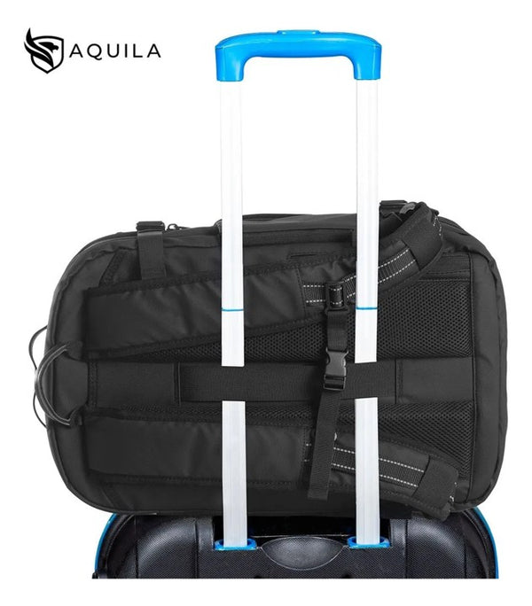 60L Vacuum Compression Travel Backpack with Electric Air Pum