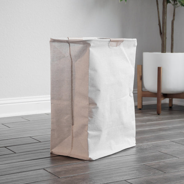 Foldable Clothes Organizer Bin, Freestanding Laundry Basket, Portable Washing Storage, Space Saver, Durable Hamper