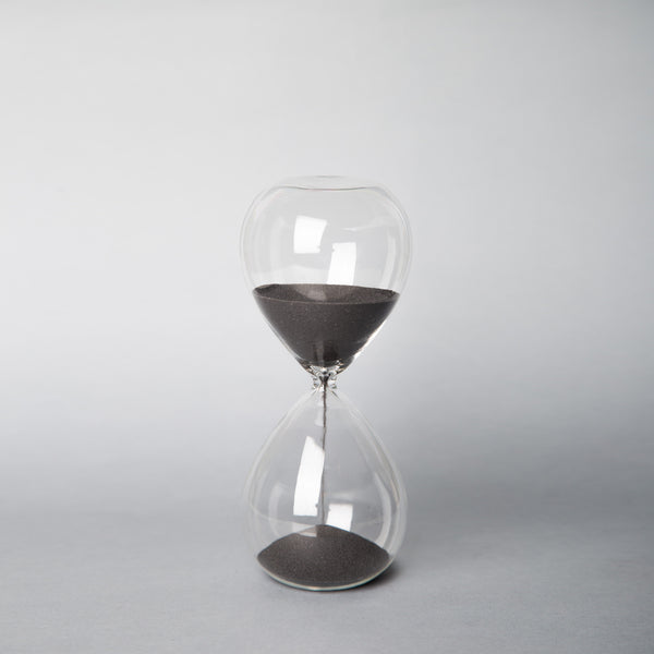 403 - Black Sand Glass Timer