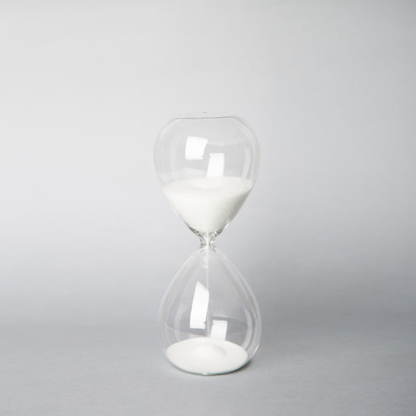 407 - White Sand Glass Timer