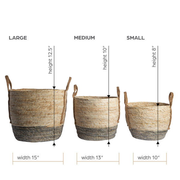 815 - Seagrass Basket With Handles